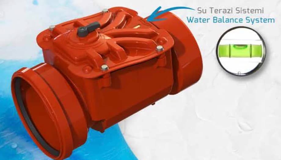 LuxWares locked anti flooding valve with water balance system