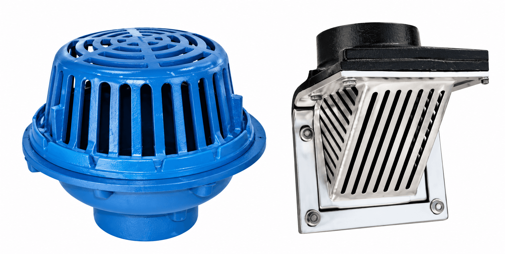 Keves dome drain and scupper drain